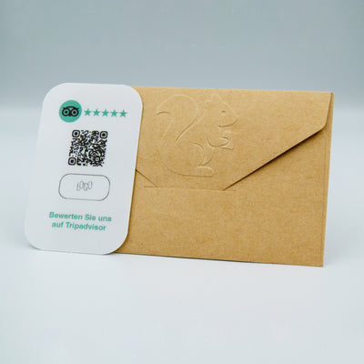 Tripadvisor Bewertung - Testkarte