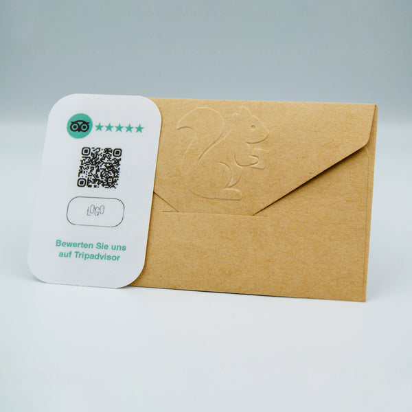 Tripadvisor Bewertung - Testkarte