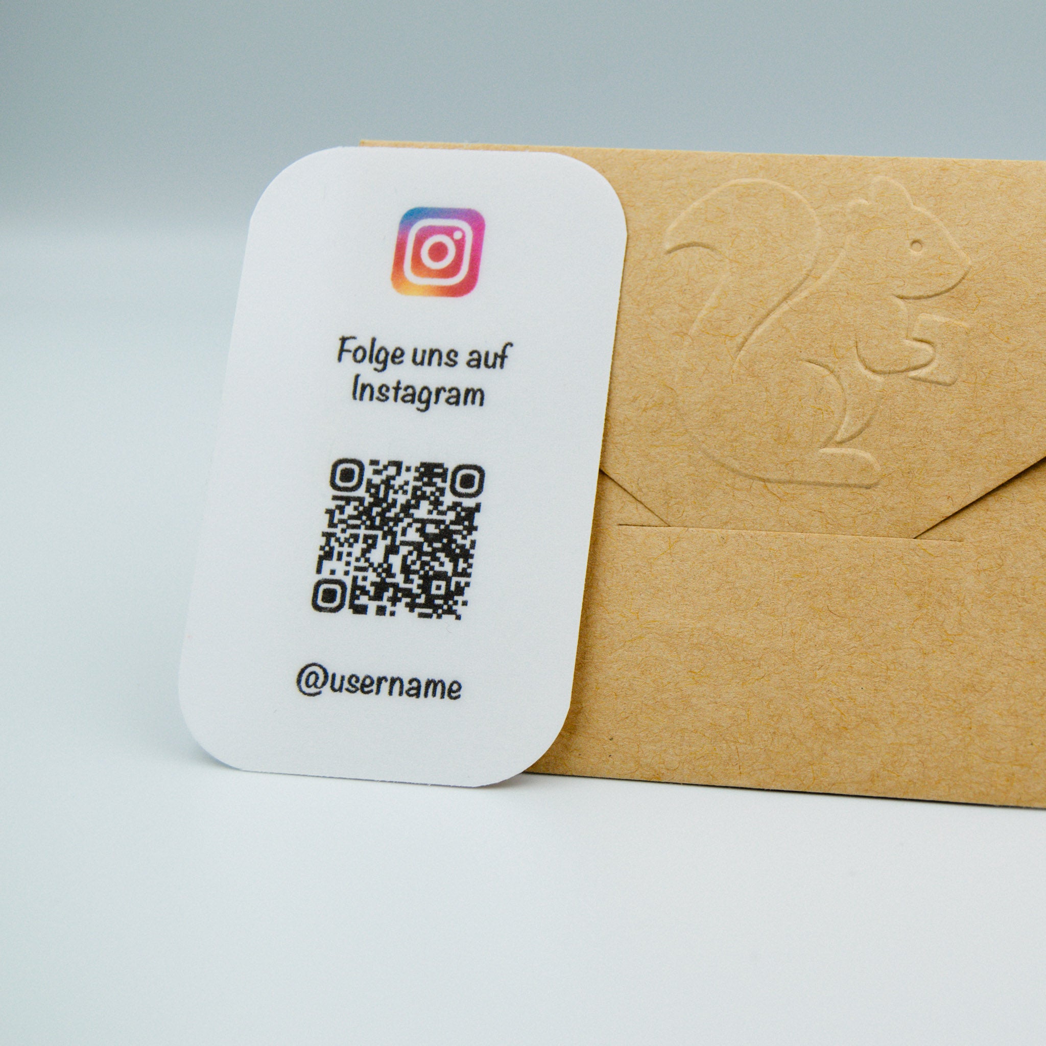 Instagram folgen - Testkarte