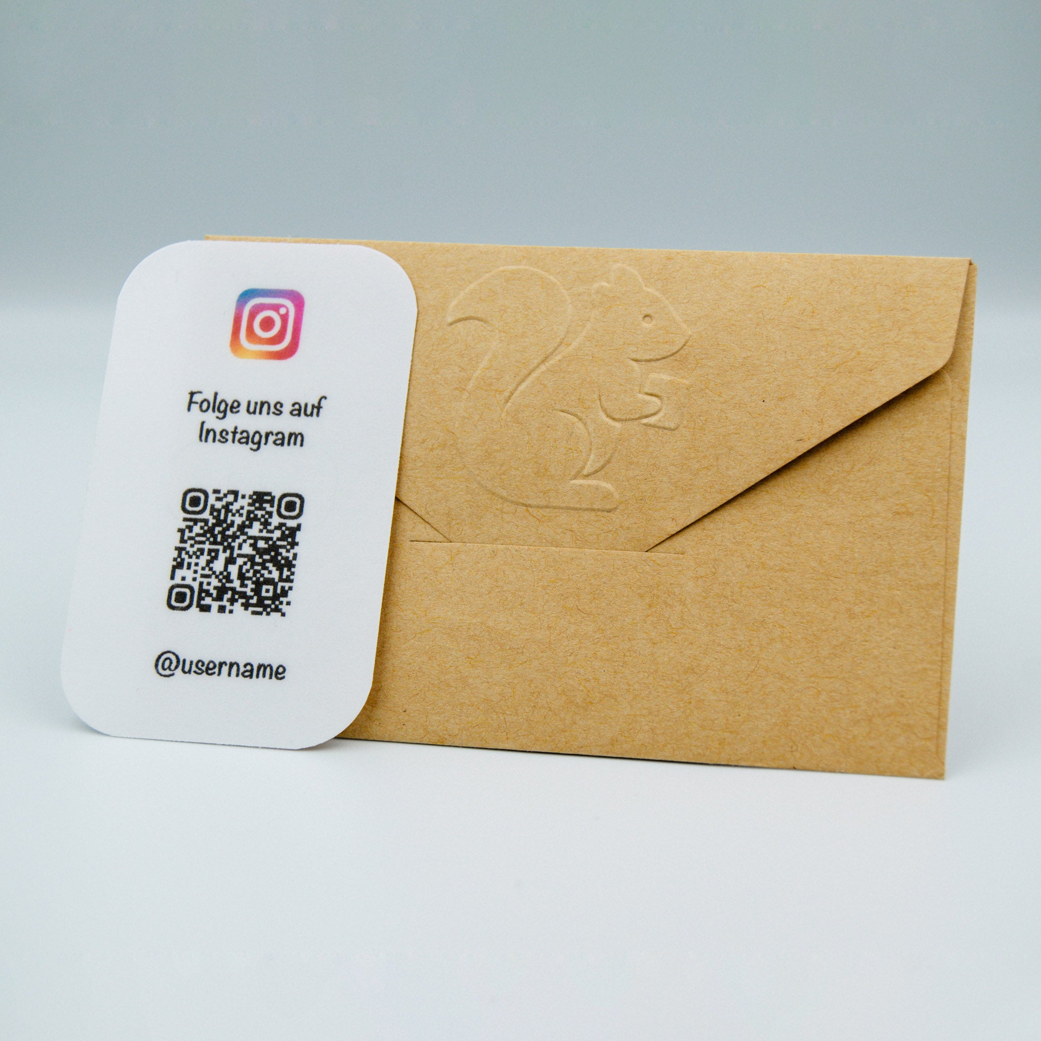 Instagram folgen - Testkarte